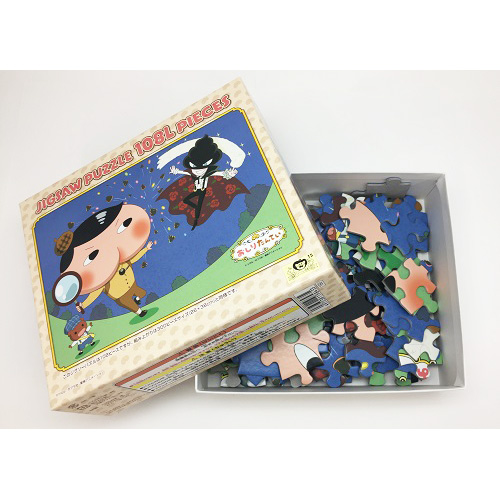 おしりたんてい ジグソーパズル108ラージピース たいけつ かいとうｕをおえ