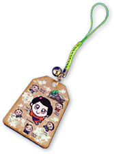 木札根付け（キャラクター）