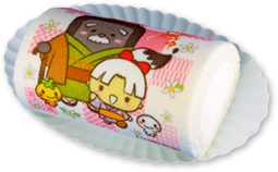 もゆるんプリントロールケーキ
