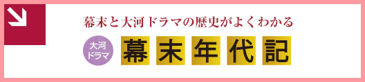 幕末と大河ドラマの歴史がよくわかる　大河ドラマ　幕末年代記